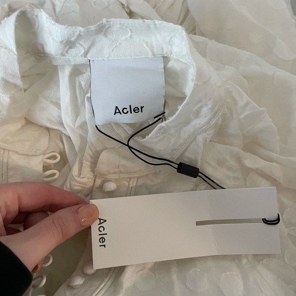 ❌SOLD❌Acler Bastia Dress White Corset Mini Boho - Picture 4 of 16